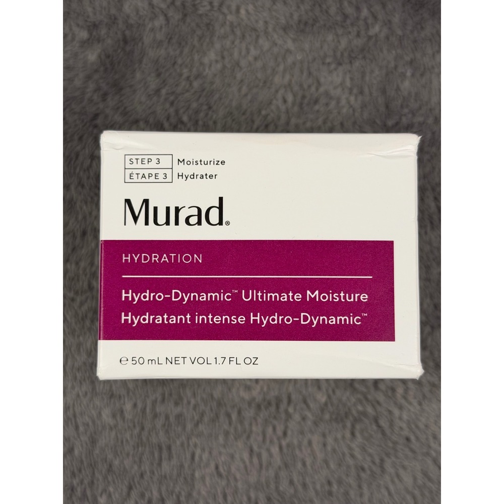 Murad Hydro-Dynamic Ultimate Moisture 1.7 oz White Hyaluronic Face Cream NEW